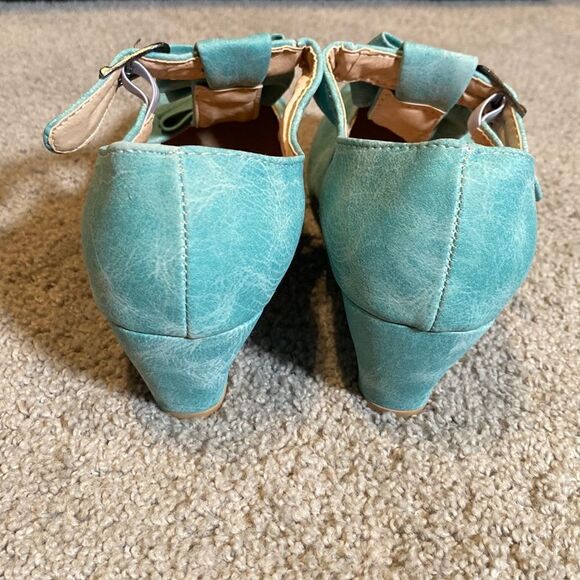 Women’s Shoes Bows Round Toe Mary Jane Low Heel Size 39 (8-8.5 US) NEW - Picture 10 of 12